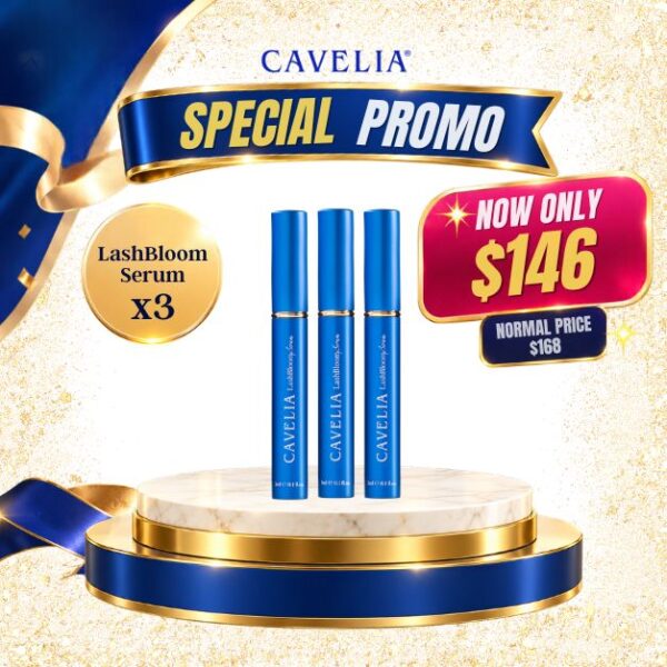 Cavelia Lash Bloom Serum (3Pcs)