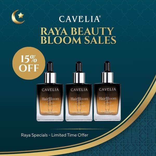 Cavelia Hair Bloom Tonic (3Pcs)